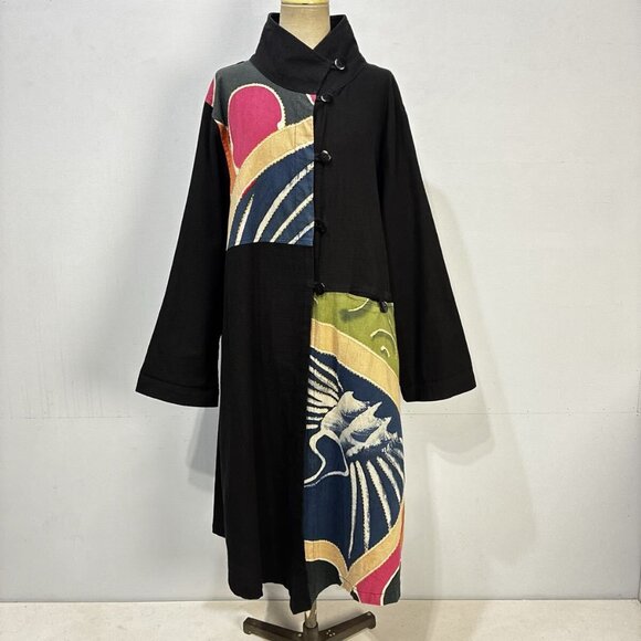 VINTAGE Jackets & Blazers - Ryo Sosaku Long Coat XL KIMONO STYLE